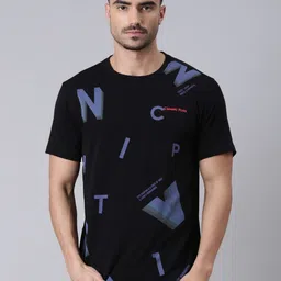 Classic Polo Men Typography Printed Applique Slim Fit T-shirt-picture-10