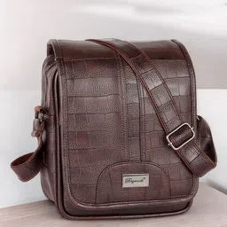 bagneeds Unisex Textured Messenger Bag-picture-33