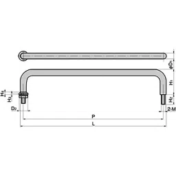 TAKIGEN Stainless Steel Round Bar Handle Electropolishing Finish 120 g, A-1042-B-5-TMP-picture-35