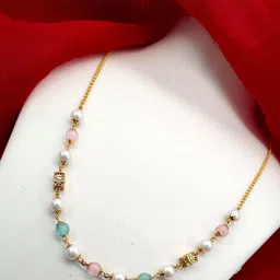 SHANKHRAJ MALL Metal Necklace-image-7