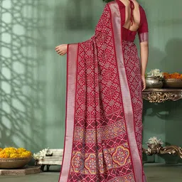 TIRA Ethnic Motifs Zari Silk Blend Saree image 2