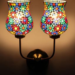 Devansh Red & Green Wall Mounted Lamp-picture-25