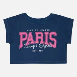 Bodycare Girls Typography Printed Round Neck Cotton T-shirt-image-73