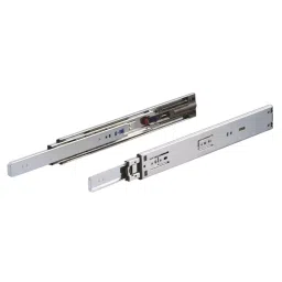 Ebco Drawer Slides Premium Sleek Telescopic Soft Close/Push Open Series Zinc Plated White Finish, Size 500 mm, Load 35 Kg, PSTDS50-35-SC (Set of 2)-image-46