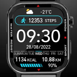 nervfit Phoenix Sports Smartwatch With 1.85" NervX HD Display image 4
