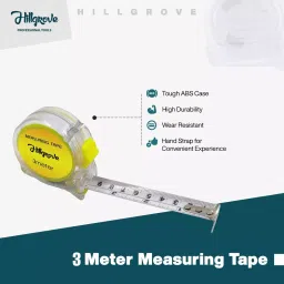 Hillgrove HGACC7M1 3m Steel Blade Measurement Tape with Auto-Lock Function image 2