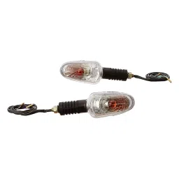 Uno Minda TD-5049C Natural Lens Blinker Lamp Assembly Rear LH/RH for TVS Star Sport (Set of 2 Pcs)-image-11