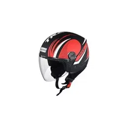 Studds TRACK SUPER D3 DECOR MATT BLACK (570 mm) Medium Open Face Helmet, MATT BLACK N2-picture-17