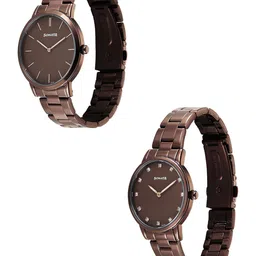 Sonata Men Perfect Pairs Set Of 2 & Bracelet Style Straps Analogue Watch 7718487092QM01 image 5