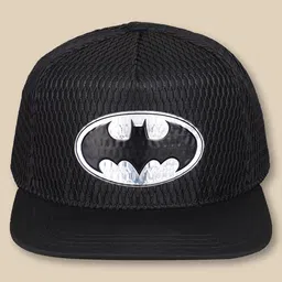 Kidsville DC Comics Featuring Batman Logo Designed Cap - Black-picture-19