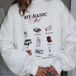 LULU & SKY Women Printed Sweatshirt image 3