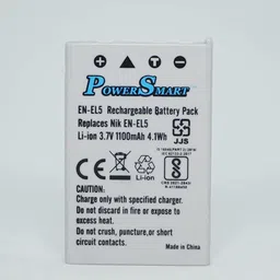 power smart EN-EL5 Rechargeable Li-ion for P530 COOLPIX P520 COOLPIX P6000 Camera Battery image 1