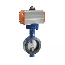 Sant CIBFP 3 Inch, 80 mm Cast Iron Nitrile/EPDM Wafer Type Butterfly Valve with Pneumatic Actuator-picture-15
