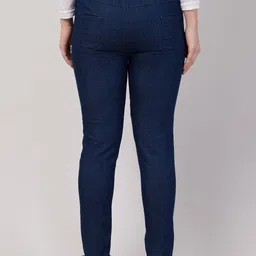 Ira Collections Women Comfort Mid-Rise Heavy Fade Stretchable Jeans image 2