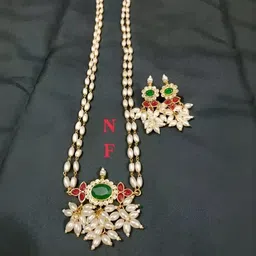 ARADHEMA Women White Jewellery Set-picture-28