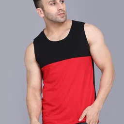 WOOSTRO Men Colourblocked Round Neck Cotton Slim Fit T-shirt-picture-40