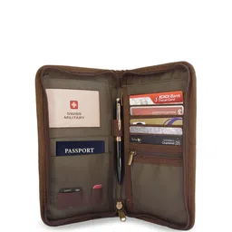 SWISS MILITARY Set Of 2 Rhombus Textured Hard-Sided Cabin Luggage Trolley Bag & Wallet image 3