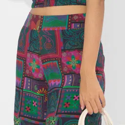 The Souled Store Women Printed Mid-Rise Shorts image 2