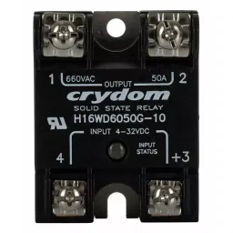 SENSATA/CRYDOM Solid State Relay H16WD Series 50 A Load Panel Mount 690 V AC 32 DC Control, H16WD6050G-10 image 4