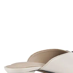 Lino Perros Women Synthetic Leather Regular Kitten Mules image 4