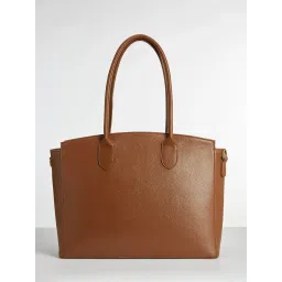 FARGO Ornate Brown Tote Bag with Detachable Strap (S) image 2