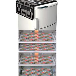 Dakshya Industries Fridge Top Cover and Fridge Mat Combo Set of 5-picture-44