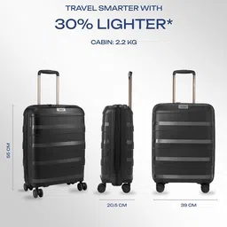 Safari Select Aeroglide Hard-Sided Cabin Trolley Suitcase image 5