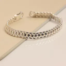 LeCalla Men 925 Sterling Silver Fancy Link Chain Bracelet-picture-37