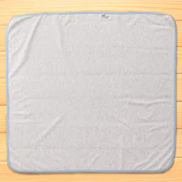 Pink Rabbit Terry Knit Towel With Little Animal Print L 81 x L 81 cm - Light Blue image 3