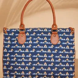 Fargo PU Canvas Women's Stylish Handbag Shoulder Bag - Multicolor image 5