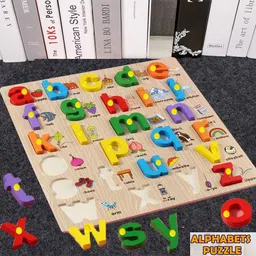 popplop Educational Learning Letter Toys Lower Case Alphabet Small ABC Puzzle Board image 3