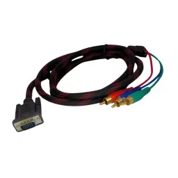 SETMI INDIA VGA Component Cable 15-Pin 1.5 m, Multi Color-picture-36