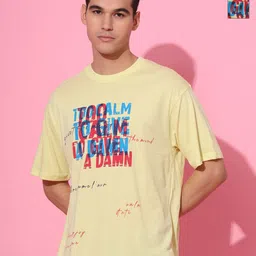 UNSOMBER Unisex Typography Printed Relaxed Fit Longline T-shirt-image-96
