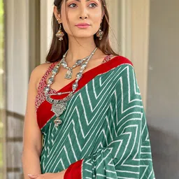 KALINI Block Print Saree image 5