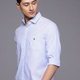 Louis Philippe Sport Slim Fit Vertical Striped Casual Shirt-picture-20