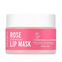 Volamena Rose & Vit-E Lip Mask For Plumping & Brightening Lips-15 ml image 2
