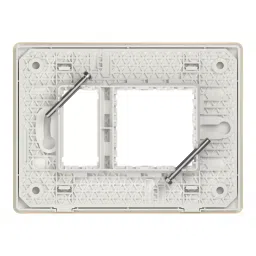 schneider electric Schneider 3M Grid & 3M Cover Frame Miluz ZeTa Champagne Gold 3 Modules, MZCP3M_CG image 2