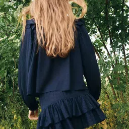 H&M Tiered Drawstring Skirt image 4