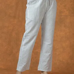 ETC X D To D Life Style Women Striped Cotton Regular Fit Mid-Rise Trousers-picture-23