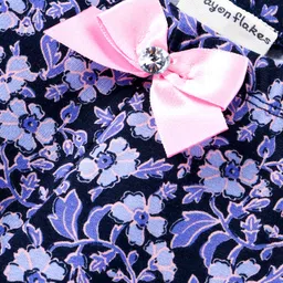 CrayonFlakes Full Length Floral Printed Super Stretch Leggings - Black image 5