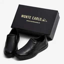 Monte Carlo Men Regular Round Toe Cushioned Footbed Formal Loafers Shoes-picture-36