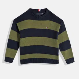 Tommy Hilfiger Boys Striped Knitted Pullover-image-22