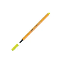Stabilo Point 88 Fineliner Pen 0.4 mm Metal Enclosed Tip Lemon Yellow, 88 24 - PACK OF 10 PC (Pack of 10)-picture-13