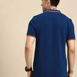 Being Human Men Polo Collar Pure Cotton T-shirt image 4