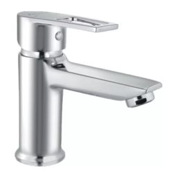 Parryware Single Lever Basin Mixer Espirion Series Silver Stainless Steel Chrome Finish, T7214A1-picture-31