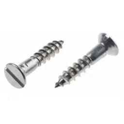 RS PRO Slot Countersunk Stainless Steel Wood Screw, A2 304, No. 10 Thread, 25mm Length (Pack of 50)-picture-27