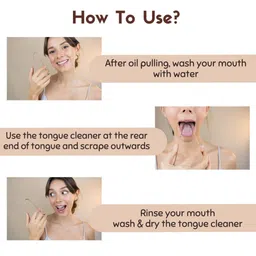 Coco Crush Ayurvedic Coconut & Cinnamon Oil For Oil Pulling With Tongue Cleaner- 200ml image 5