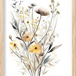 walllane Floral Wall Art With Frame Home Decor Wall Painting For Living Room Office Bedroom-picture-20