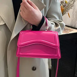 LULU & SKY PU Bucket Handheld Bag with Bow Detail-picture-38