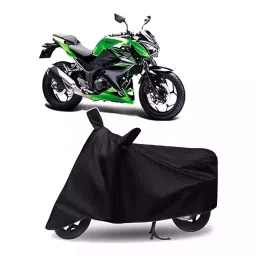 Auto Pearl Bike Cover for Kawasaki Z250 (Black)-picture-18